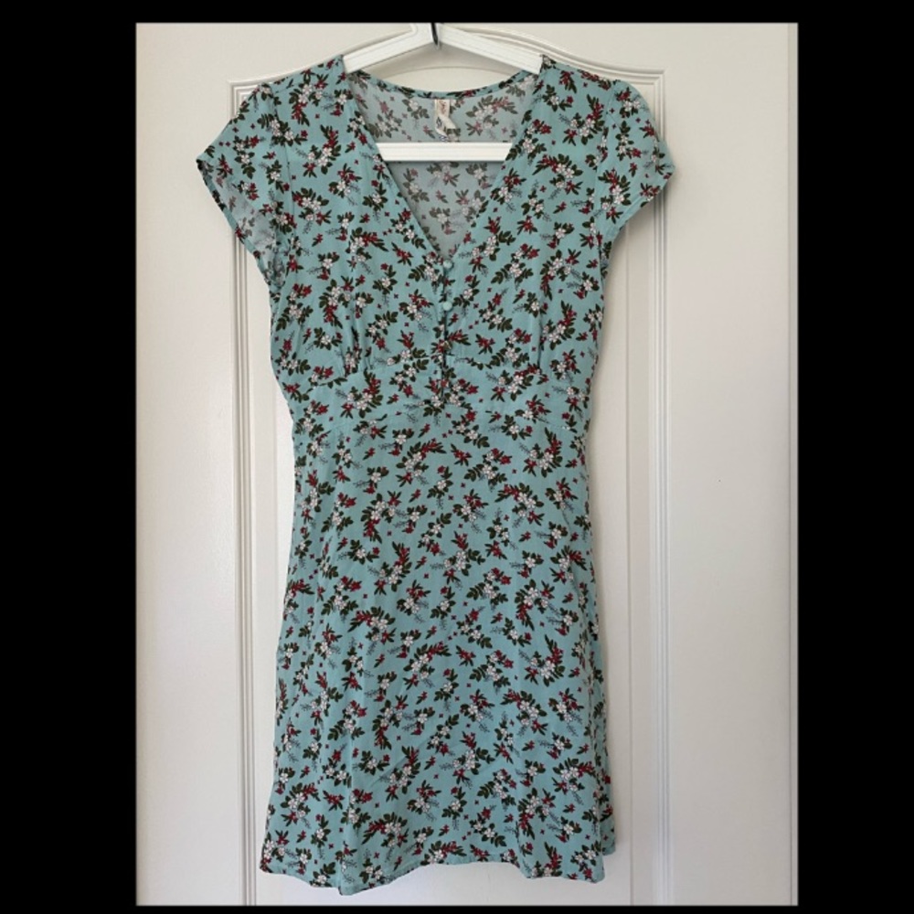 Blue Floral Dress